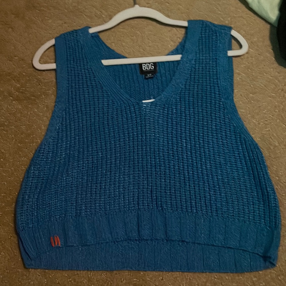 Urban outfitters blue sweater vest